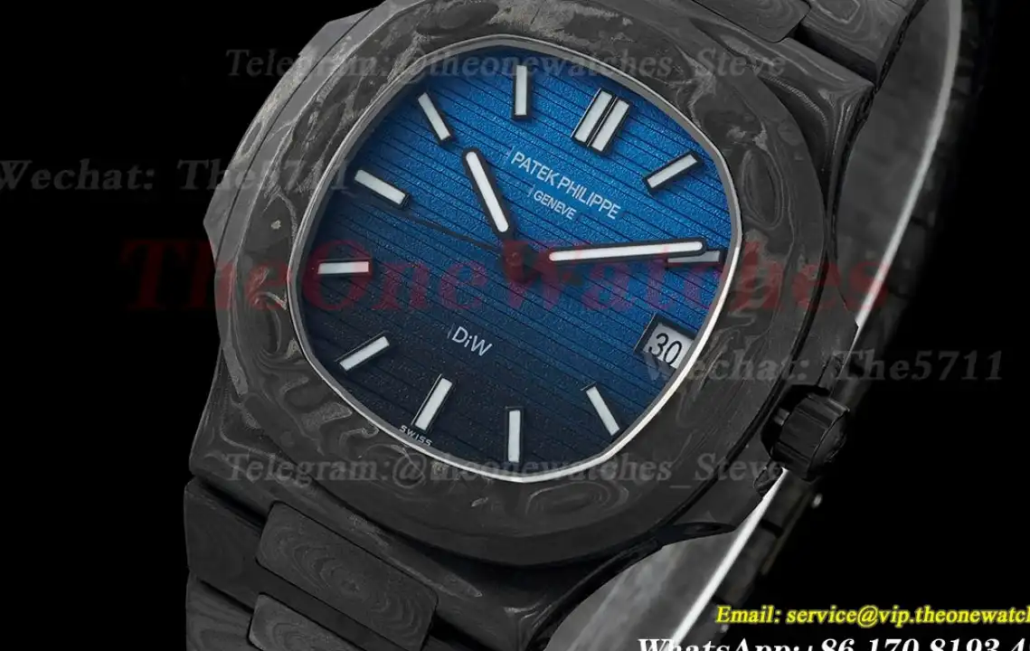 Nautilus 5711 40mm Car Car Gradient Blue Dial DIWF 324SC