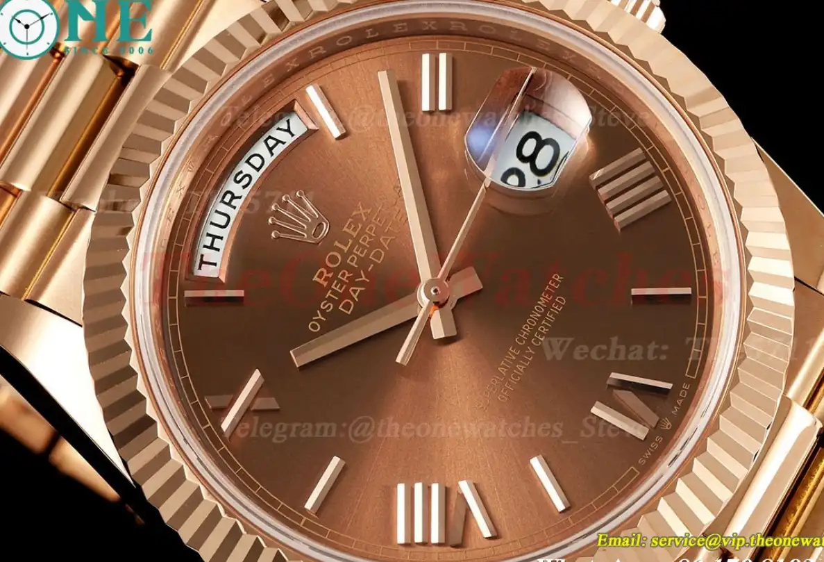 DayDate 228235 40mm RG RG Brown Rmn NOOB A2836(Gain Weight)