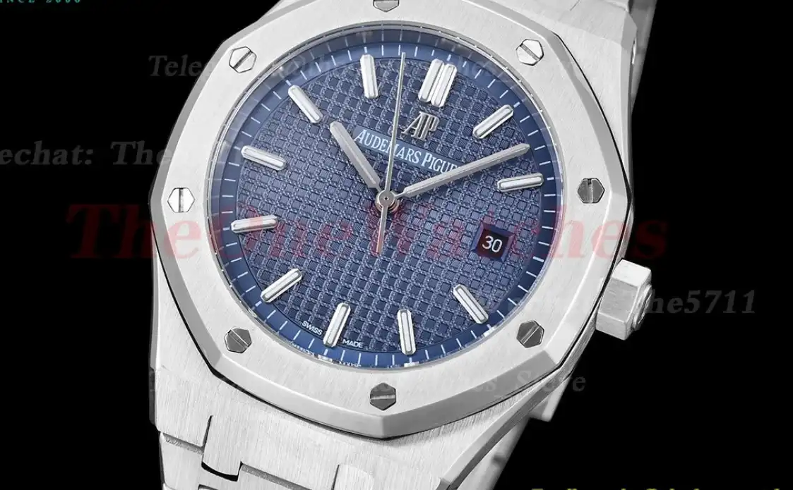 Royal Oak 15500 41mm SS SS Blue Dial GDF MY8215