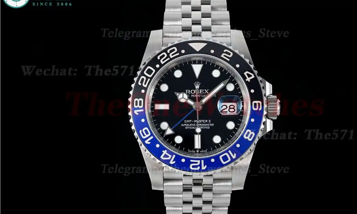 GMT Master II 126710 Batgirl Jub 40mm SS SS Black Dial EWEF VR3285