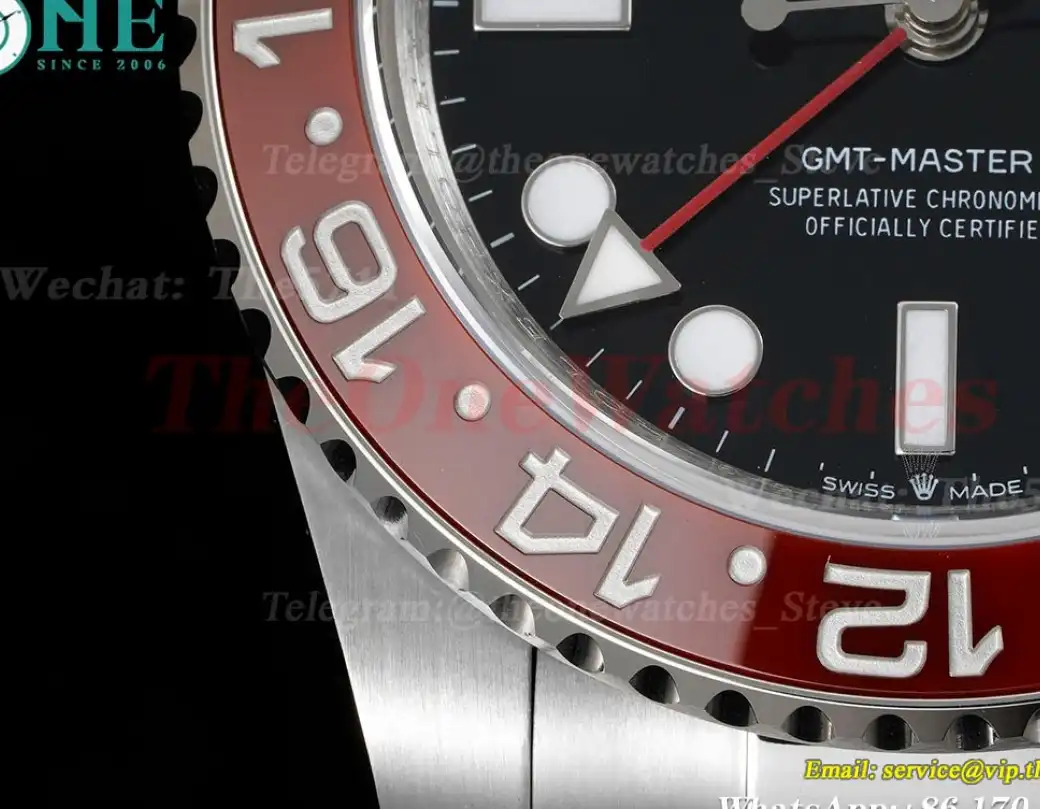 GMT Master II 126710 Pepsi Oys Red Blue Cer 904L GMF V6 VR3285