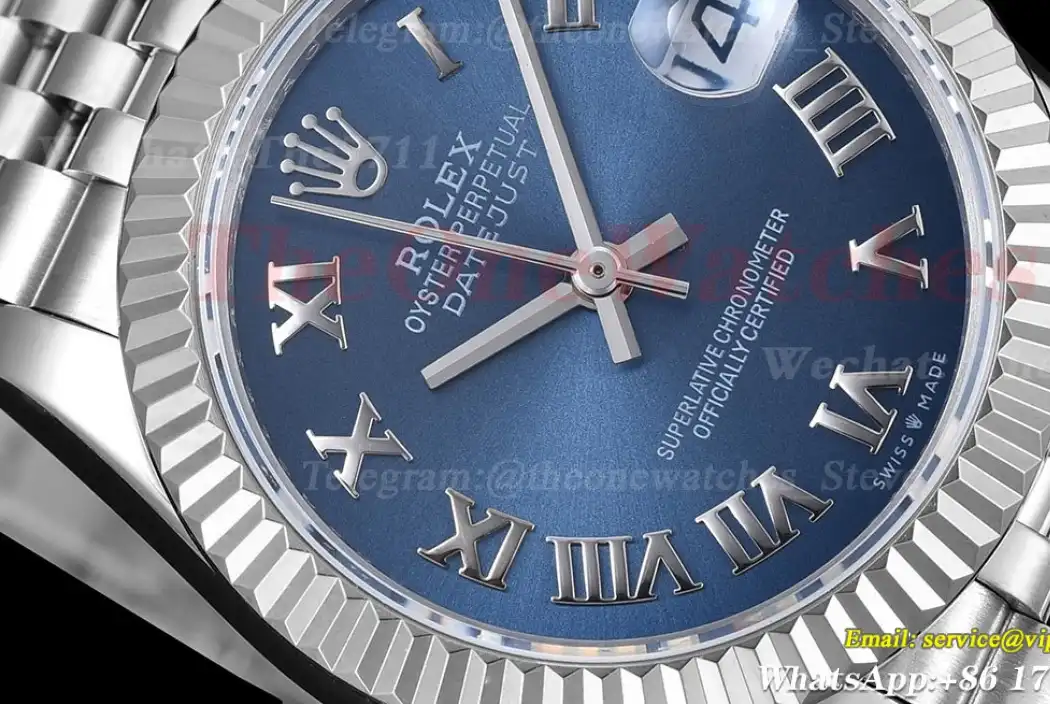 Datejust ladies 31mm SS SS Blue Rmn WF A2671