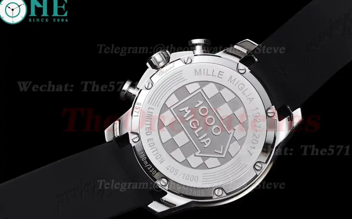 Mille Miglia Race 44mm SS RU Black Dial V7F A7750