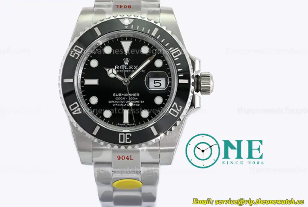 Rolex - Submariner 116610LN 904L SS SS Black V11 Noob SA3135