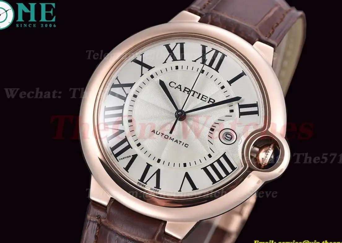 Ballon Bleu De Cartier 42mm RG LE White Dial GDF MY8215