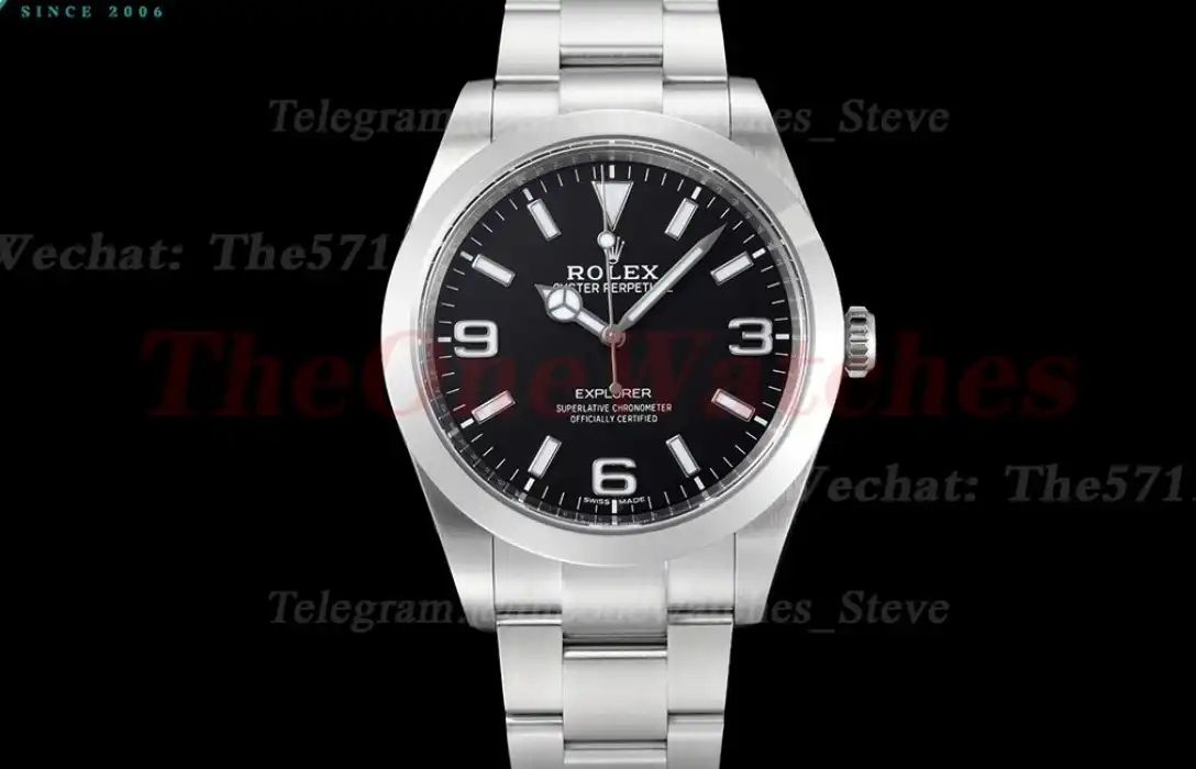 Explorer I 214270 39mm SS SS Black Dial Clean VS3130