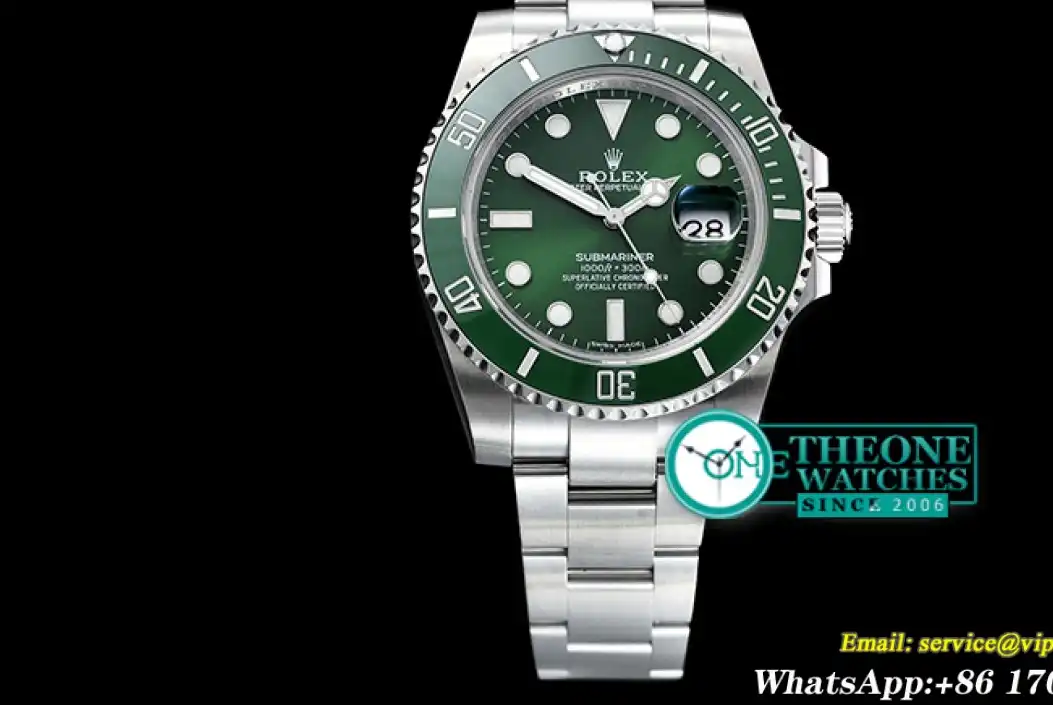 Rolex - Submariner 116610LV 904L SS SS Green VRF Asia 3135