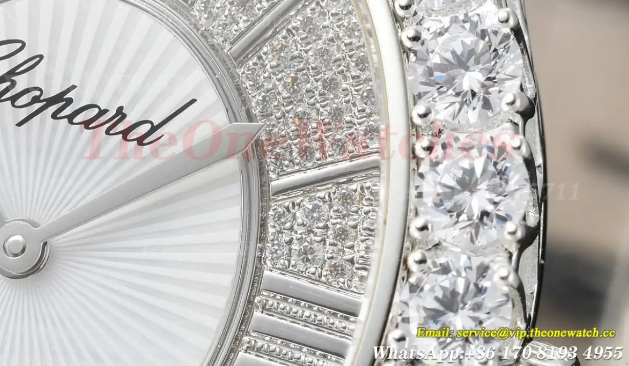 L'Heure Du Diamant 34.1mm Wrapped SS SA Mop Dial Quartz