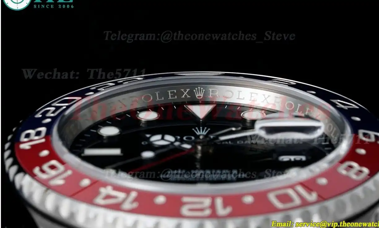 GMT II 126710 Pepsi Jub 40mm SS SS Black Clean V3 DD3285 Super Clone