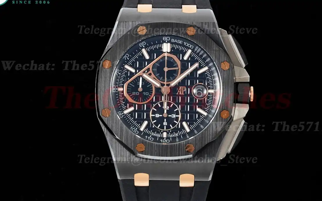 Royal Oak Offshore 44mm CER RU Blk Stk RSF A3126