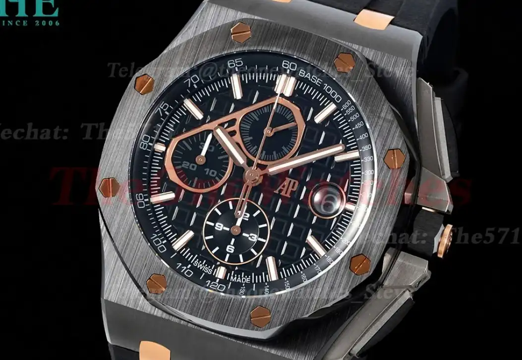 Royal Oak Offshore 44mm CER RU Blk Stk RSF A3126