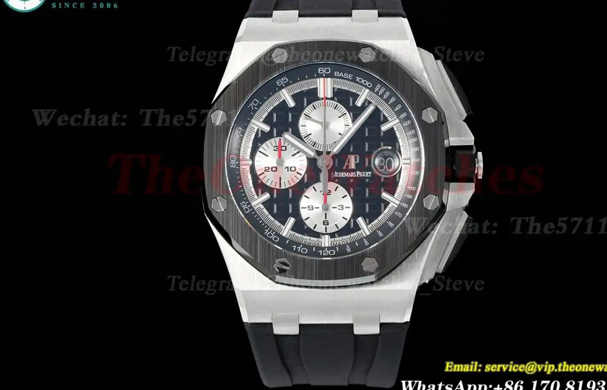 Royal Oak Offshore 44mm SS RU Black Stk RSF A3126