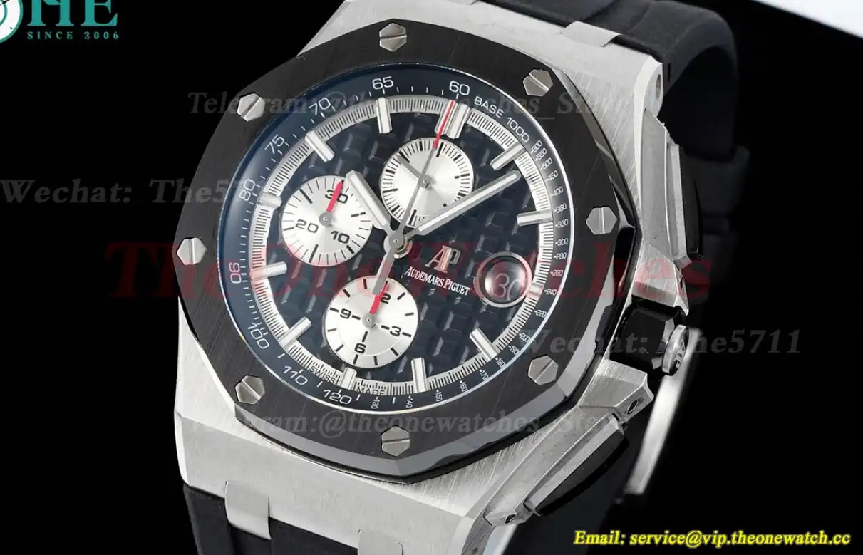 Royal Oak Offshore 44mm SS RU Black Stk RSF A3126