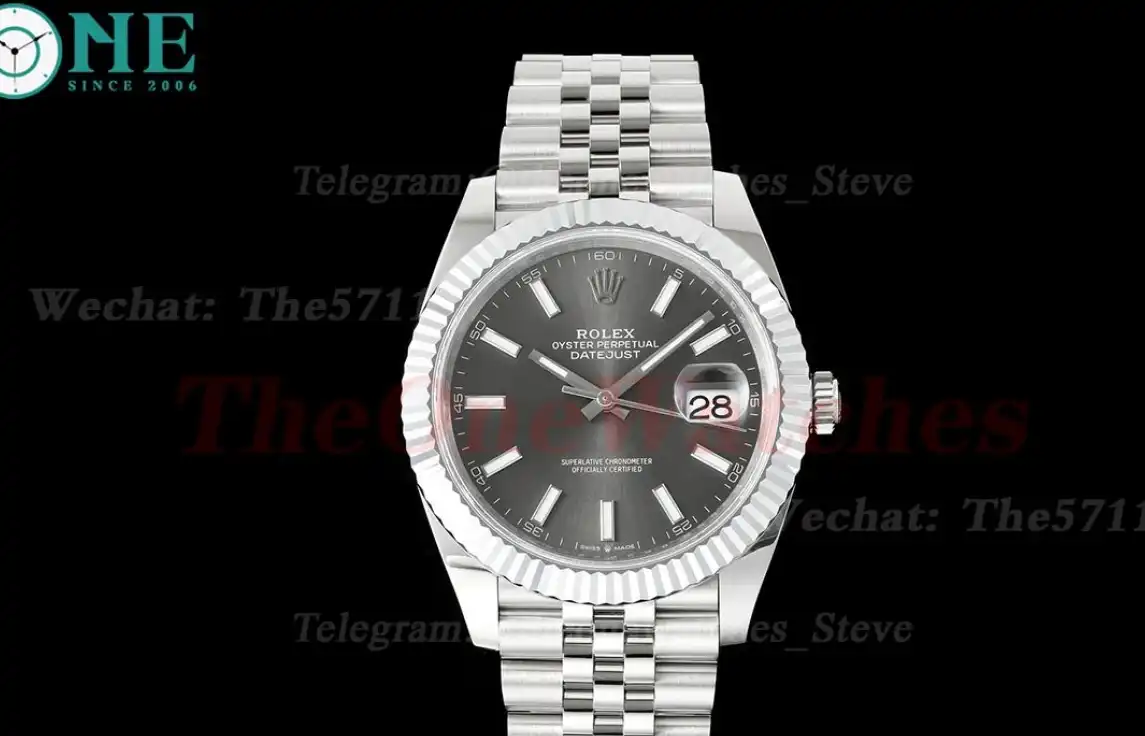 Datejust 126334 41mm Jub SS SS Grey Dial JQF VR3235