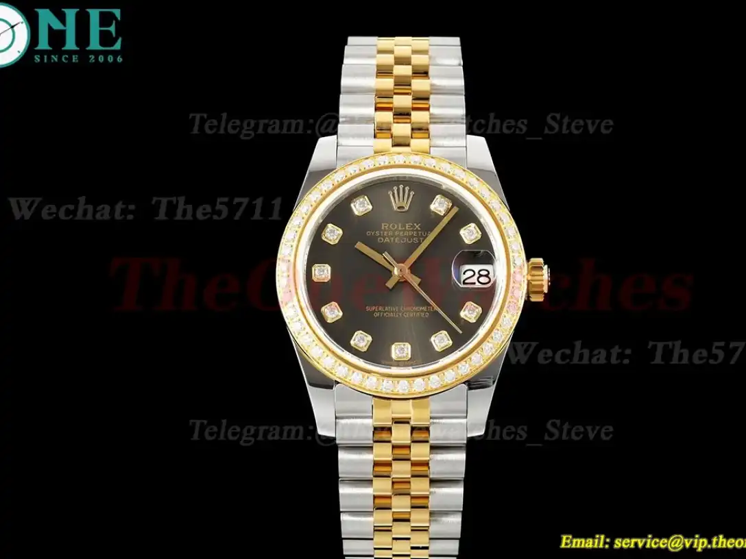 Datejust 278273 31mm Jub Dia YG SS Grey Dia JARF A2236