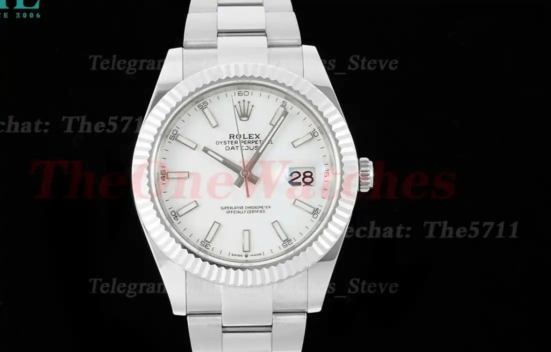 Datejust 126334 41mm SS SS White Stk EWEF A3235