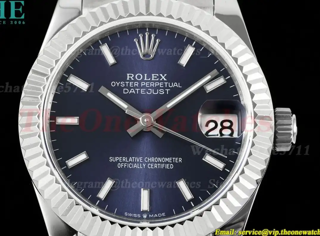 Datejust 278274 31mm Jub SS SS Blue Stk GMF A2824