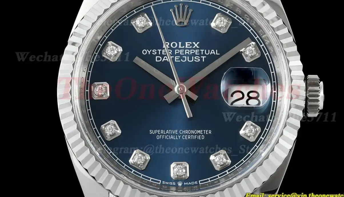 Datejust 126234 36mm Jub SS SS Blue Dia JQF VR3235