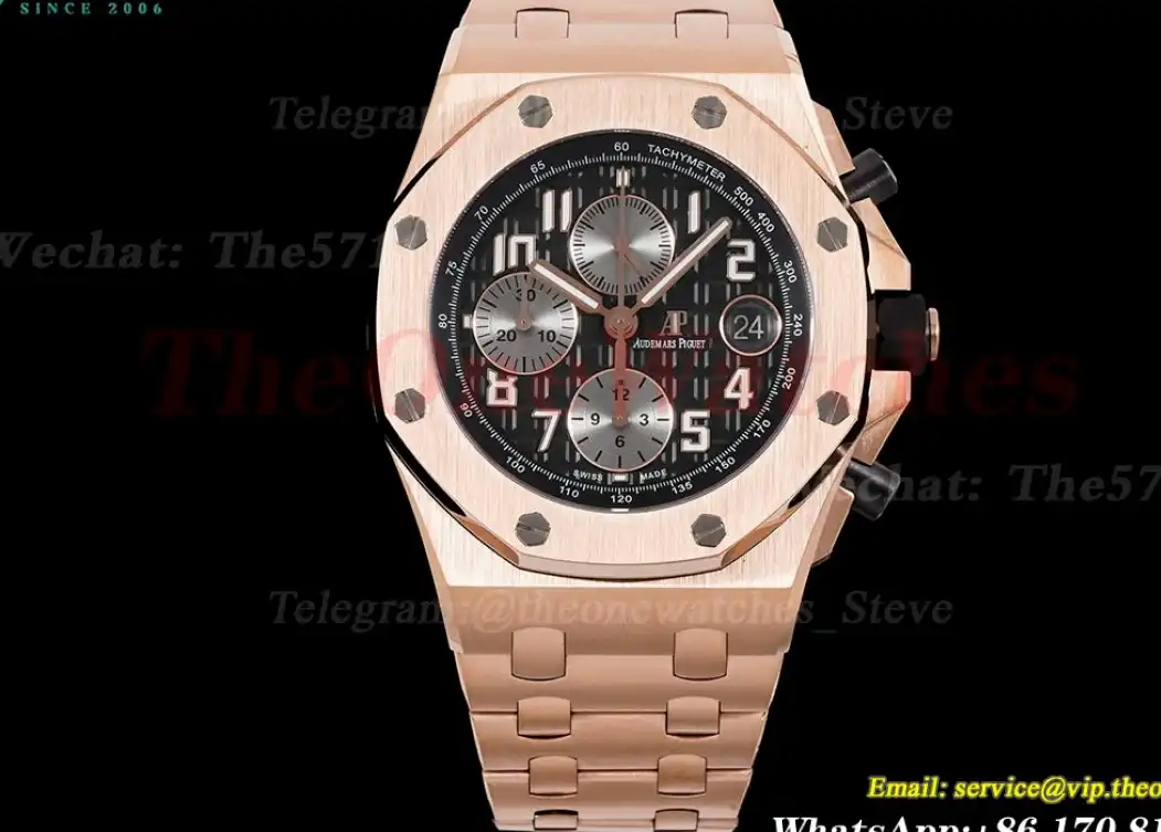 Royal Oak Offshore 42mm RG RG Black Num APF A3126