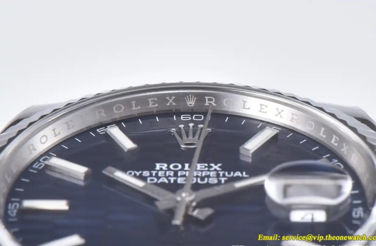 Datejust 126334 41mm Oys SS SS Blue Texetured Dial Clean SH3235