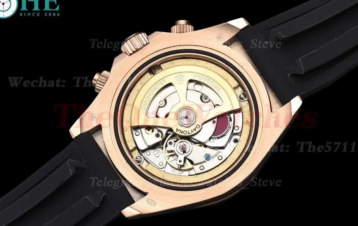 Daytona 40mm RG RU Rose Gold Black GDF A3836