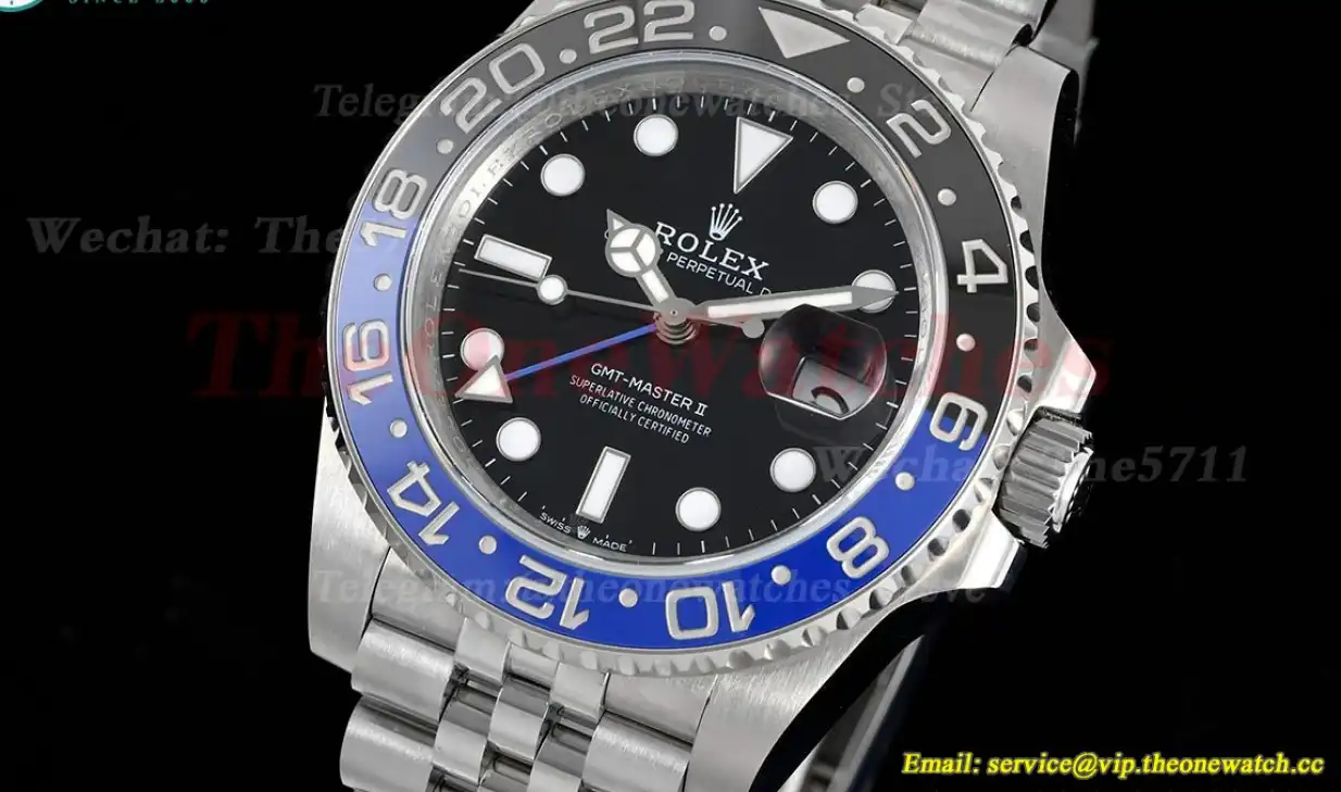 GMT Master II 126710 Batgirl Black Blue Cer 904L GMF V6 VR3285