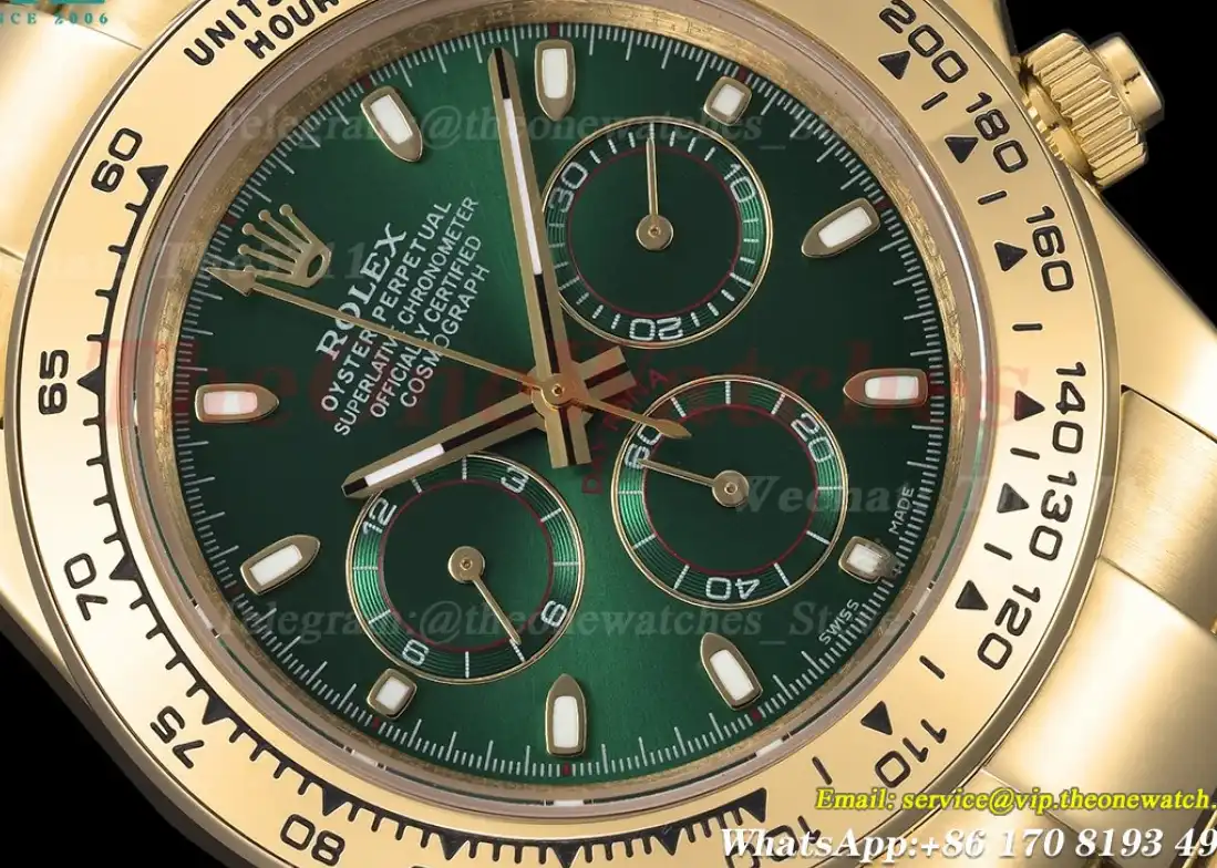 Daytona 40mm YG YG Green Dial GDF A3836