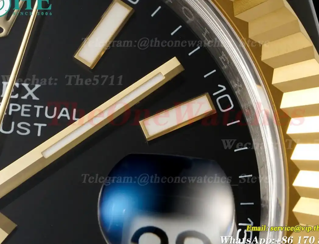 Datejust 126333 41mm Jub YG SS Black Stk EWEF A3235