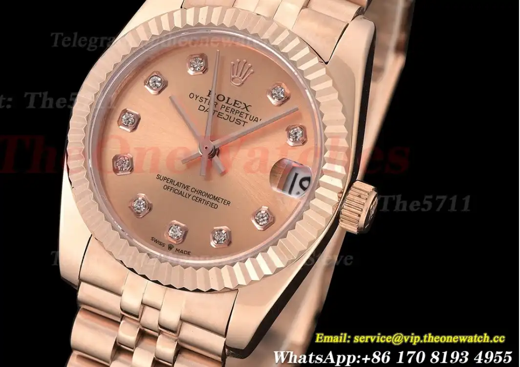 Datejust 31mm RG RG Rose Gold Dia GDF MY8215