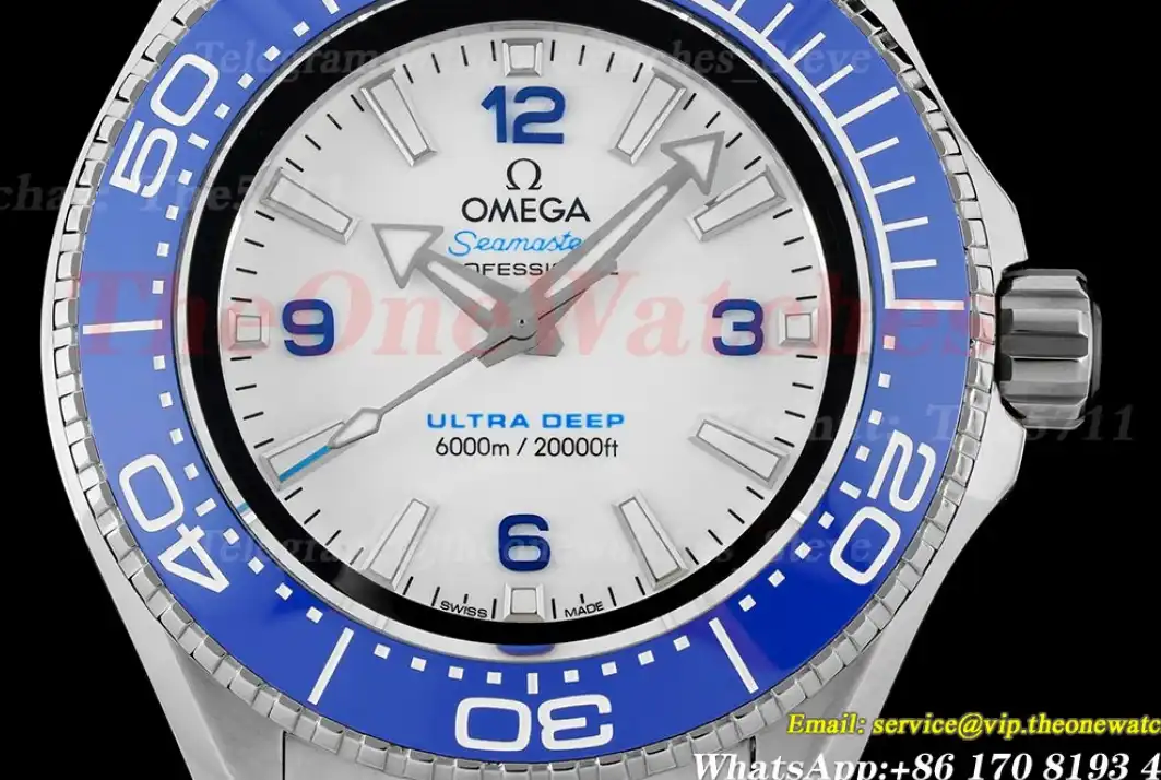 Planet Ocean Ultra Deep 45.5mm SS SS White Dial TF A2824