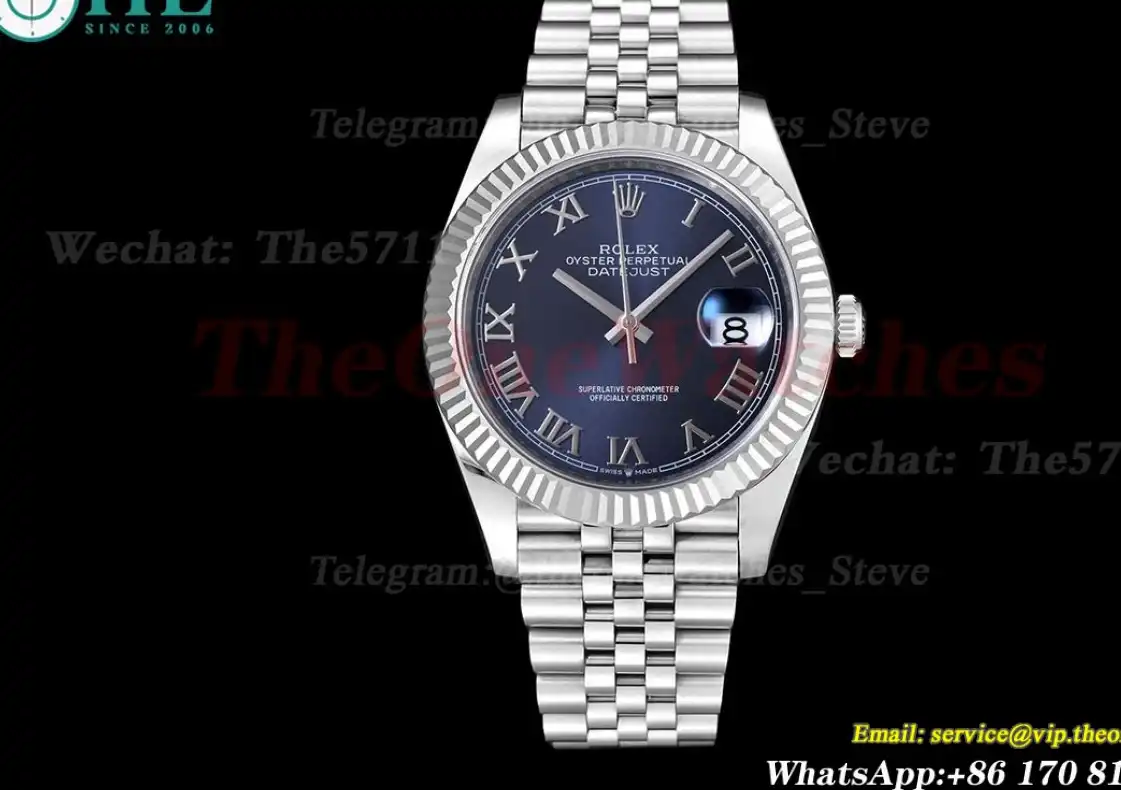 Datejust 126334 41MM SS SS Blue Roman EWEF A3235