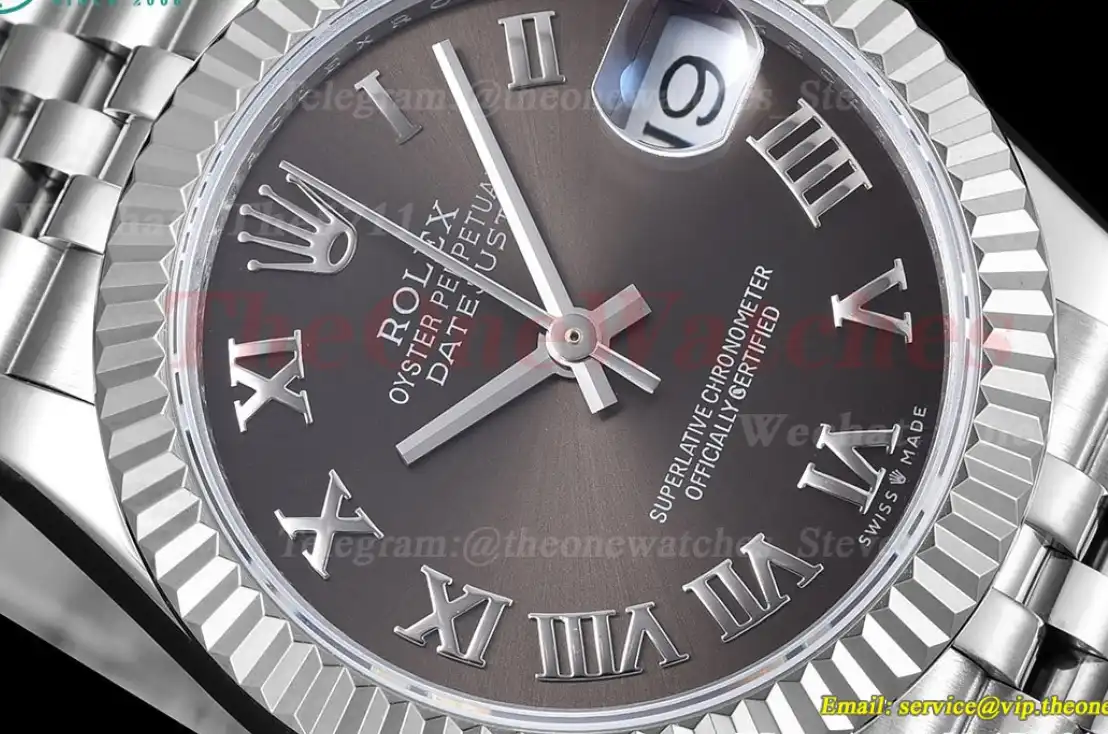 Datejust ladies 31mm SS SS Grey Rmn WF A2671