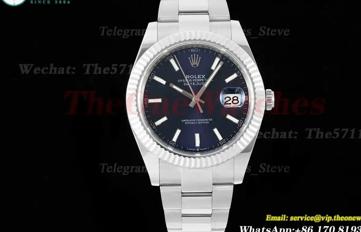 Datejust 126334 41mm SS SS Blue Stk EWEF A3235