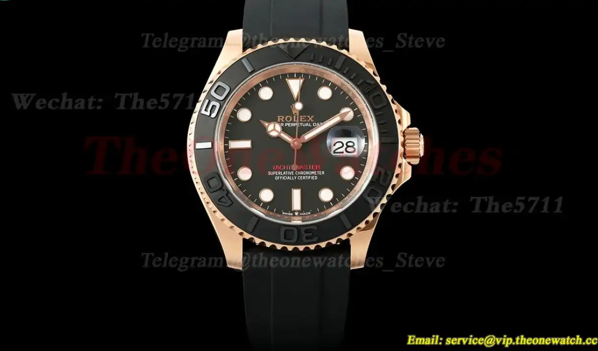 Yacht-Master 126655 40mm RG RU Black Dot JQF VR3235