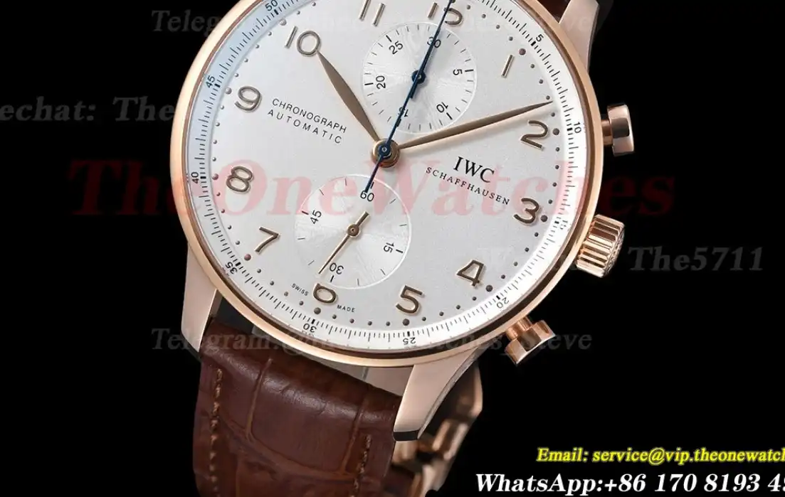 Portuguese Chrono 40mm RG LE White Num ZF V2 A7750