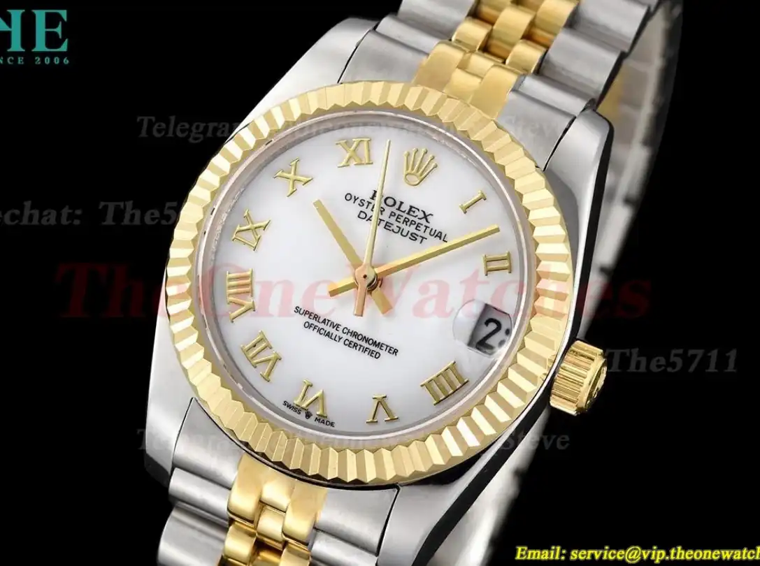 Datejust 31mm 278273 SS RG White Rmn GDF MY8215