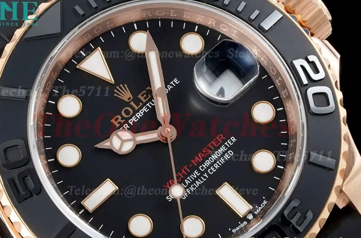 Yacht-Master 126655 40mm RG RU Black Dot AR+ VR3235