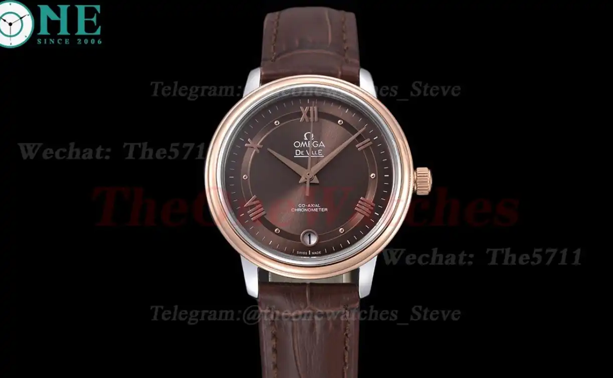 De Ville Prestige Ladies 32.7mm RG LE Brown Dial GDF MY8215