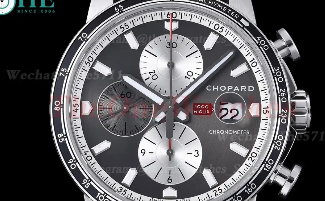 Mille Miglia Race 44mm SS LE Grey White Dial V7F A7750