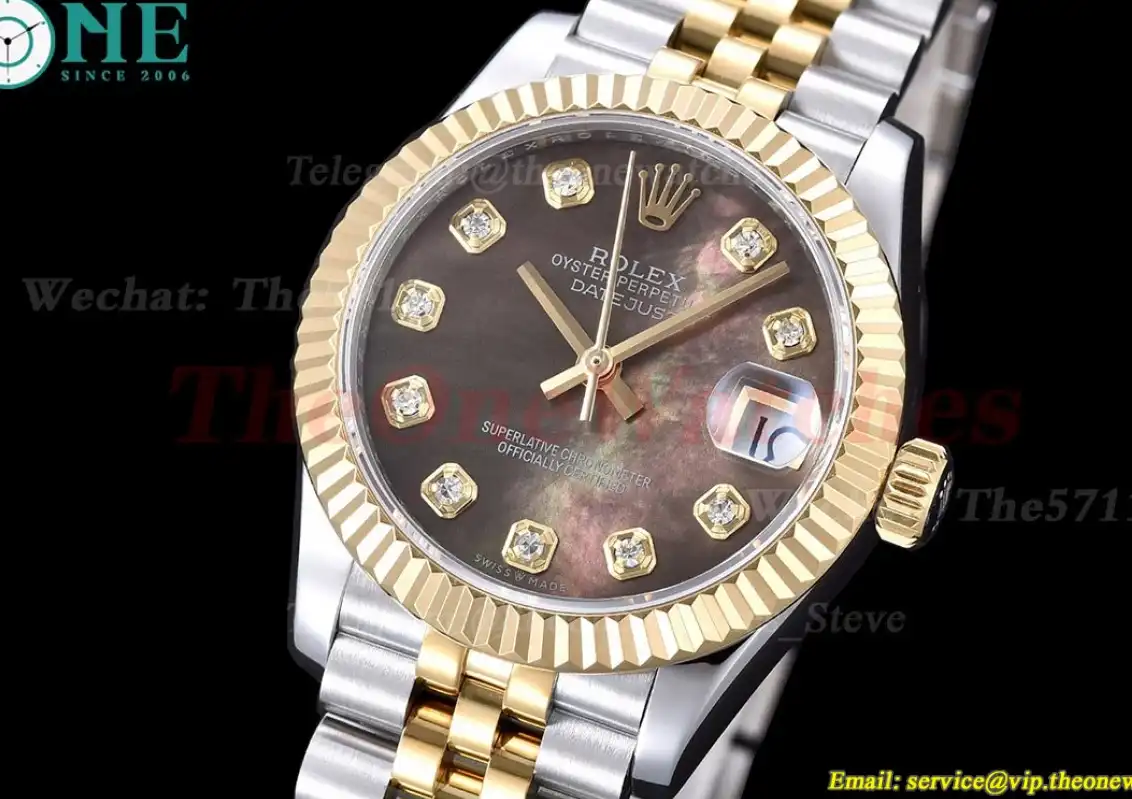 Datejust 31mm Jubilee YG SS Brown Dial WF A2671