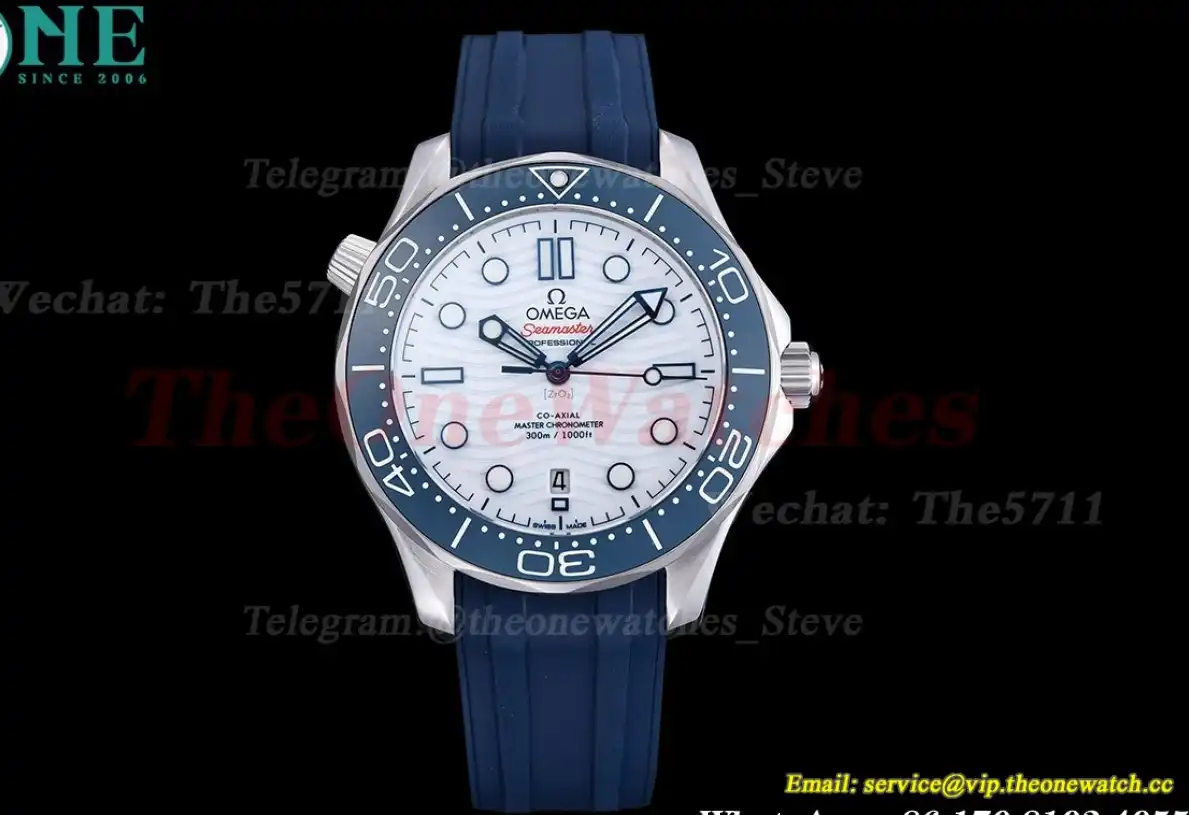 Seamaster 300m 42mm SS RU White Dial GDF MY8215