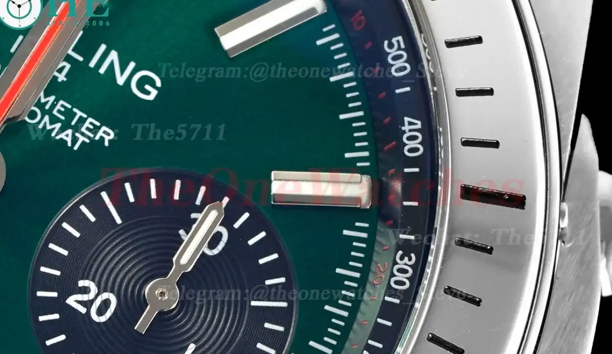 Chronomat B01 42MM SS RU Green Stk TF A7750