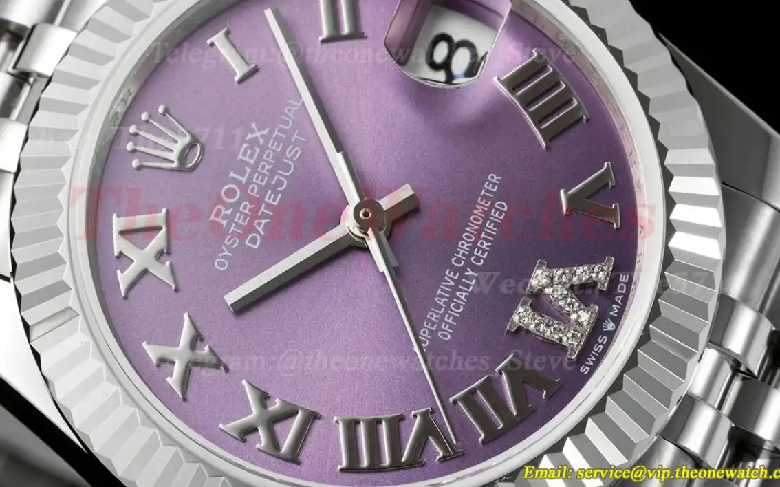 Datejust 278274 31mm Jub SS SS Purple Rmn GMF A2824