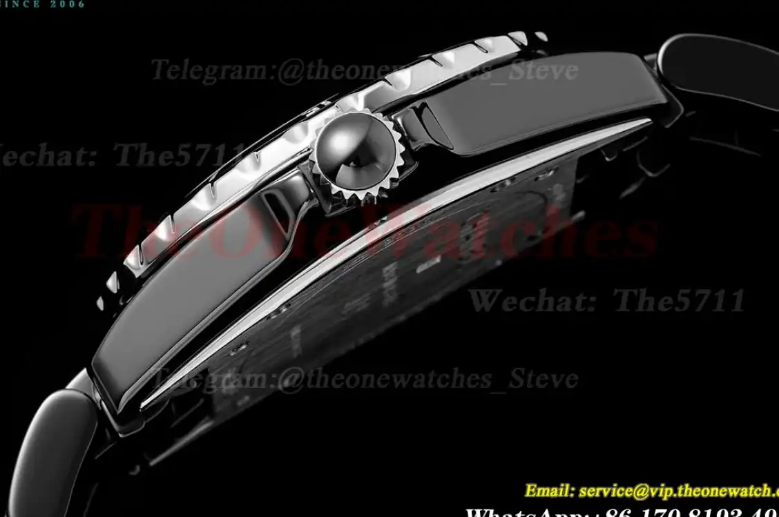 J12 38mm Black Ceramic Cer Black Num HTF A2892