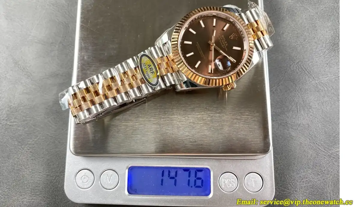 Datejust 126331 41mm Jub RG SS Brown Stk ARF SH3235(Tungsten Heavy Version)