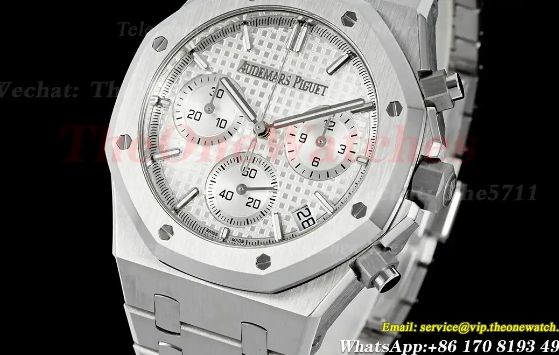 Royal Oak Chrono 26240ST 41mm SS SS Silver Dial APS SH4401 Super Clone