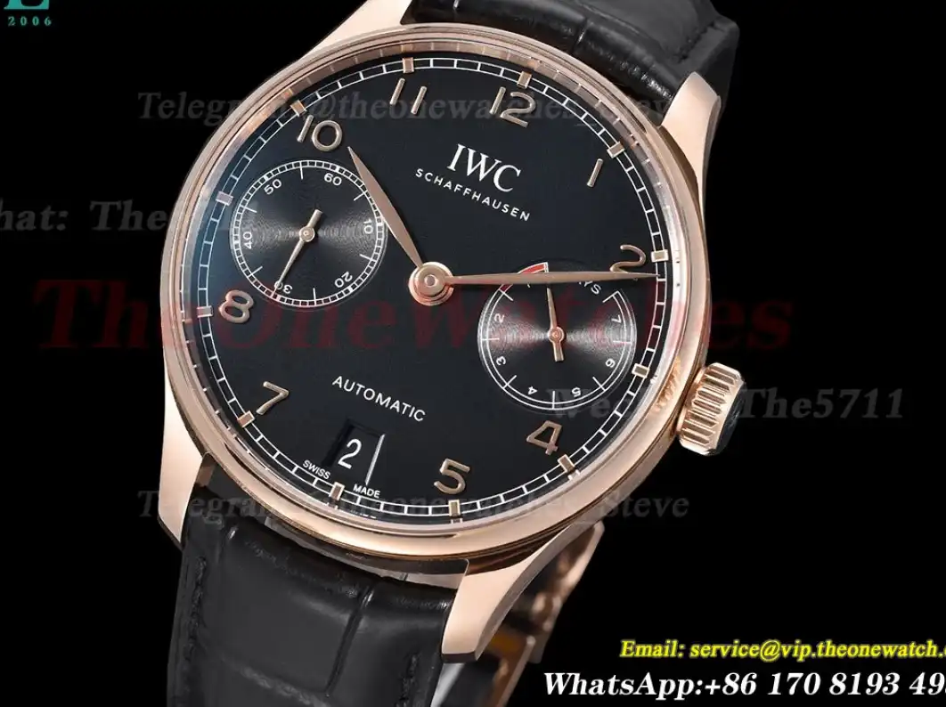 Portugieser 7 Days 42mm RG LE Black Dial ZF V5 A52010