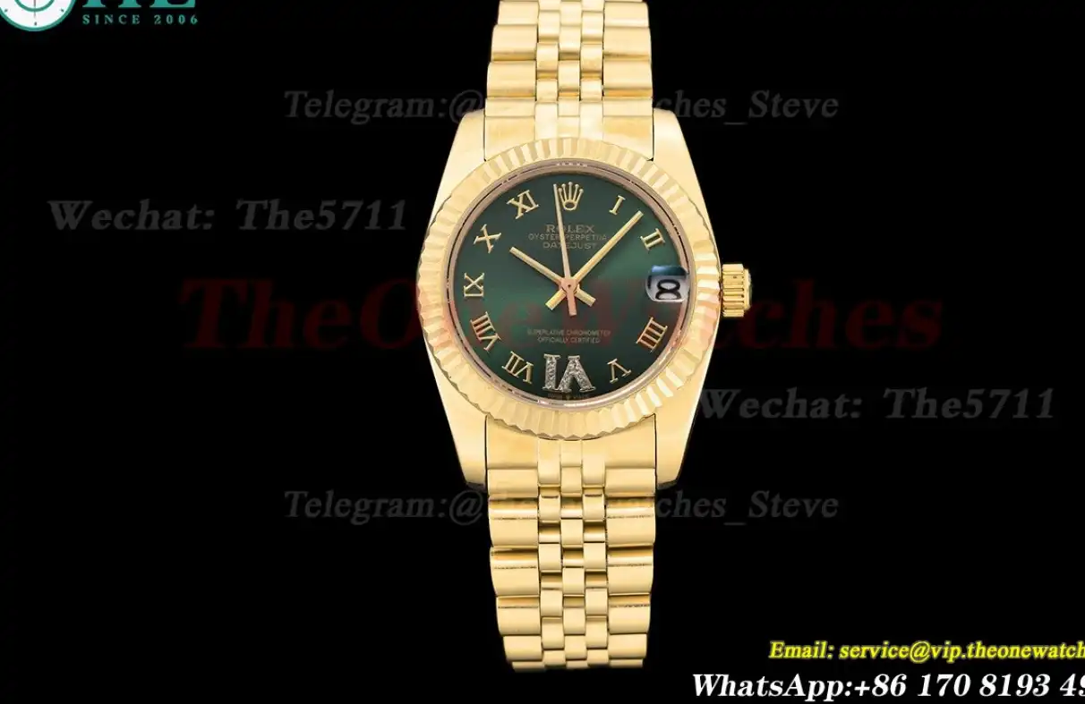 Datejust 28mm Jub RG RG Green Rmn GDF MY8215