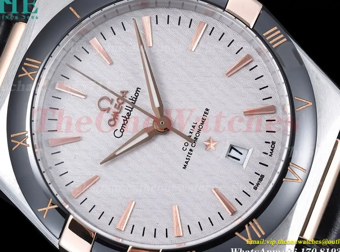 Constellation 41mm Ceramic RG LE White Dial GDF MY8215