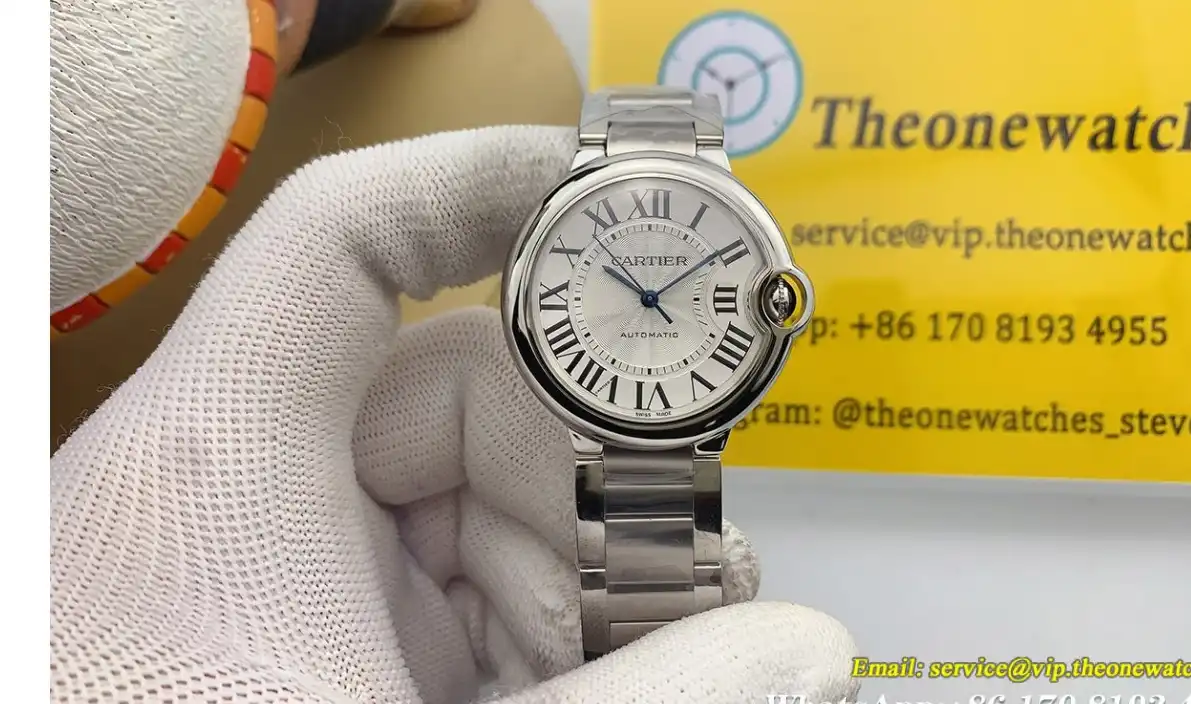 Ballon Bleu De Cartier 36mm SS SS White Dial V6F NH05